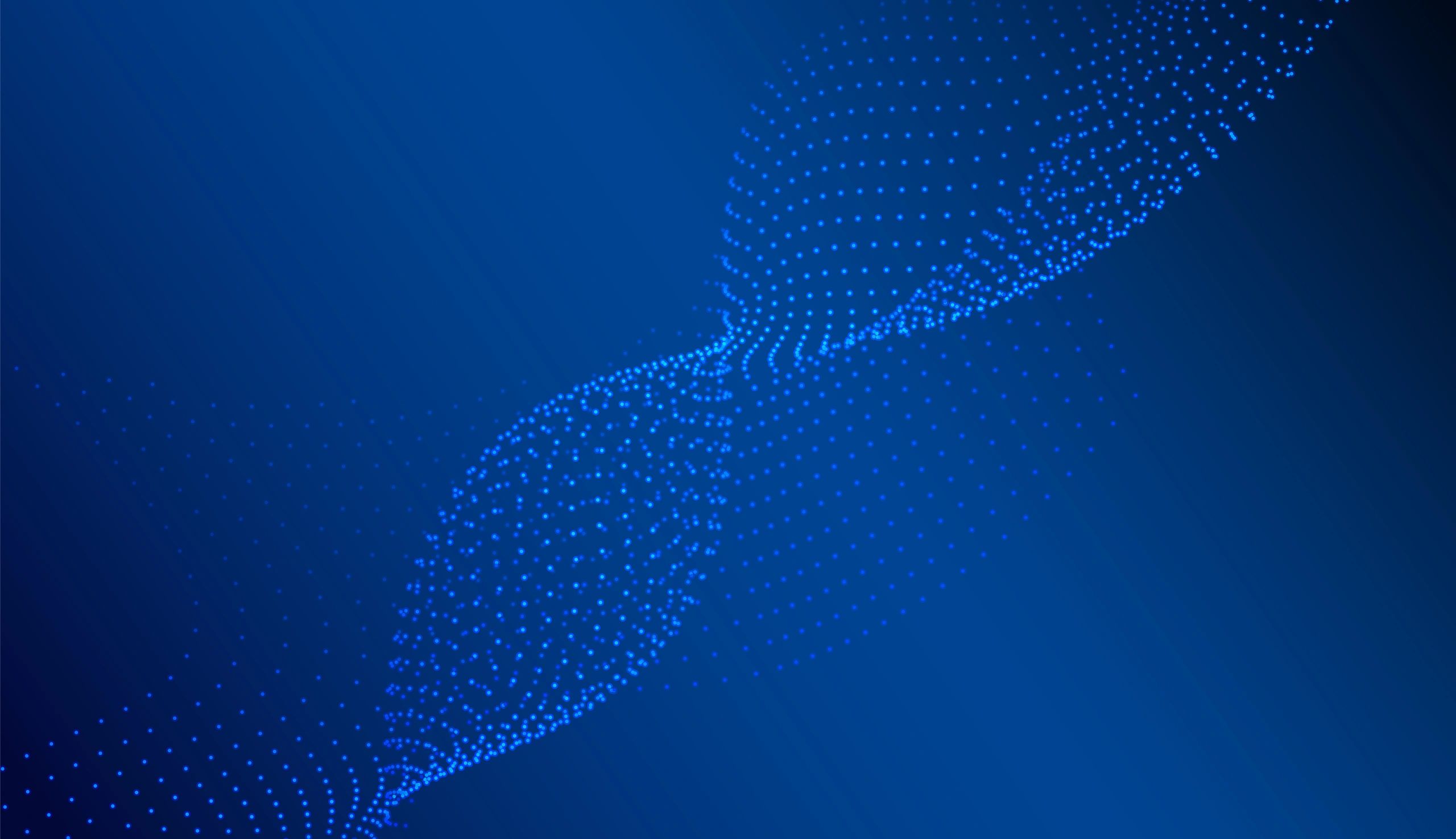 Abstract blue DNA-inspired background